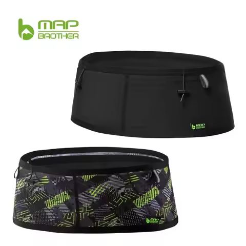 MAP BROTHER W1001 Hydration Running Belt Waist Pack Travel Money Out Bag Trail Marathon Gym Fitness 