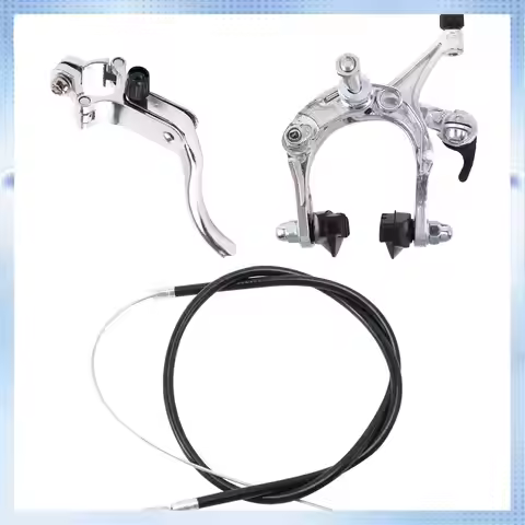 Y98A-Fixie Road Bike Cruiser Brake Set Bike Brake Kit Bike Caliper Brake Kit Side Pull Brake Set For