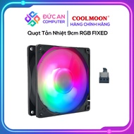 Radiator Fan, 9cm RGB FIXED Fan - Black RGB Fan PC Fan