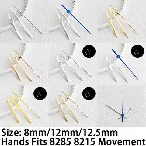 High Quality Watch Hands Green Luminous Fits Miyota8285 Miyota8215 Movements Accessories Men Watches