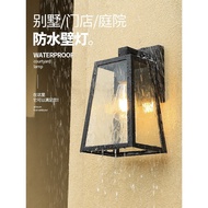 Outdoor Waterproof Solar Wall Lamp for Villa Corridor Courtyard Garden Retro Balcony Main Entrance W