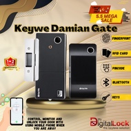 [FREE INSTALLATION] Keywe Damian Fingerprint Gate Digital Lock (Made in Korea)