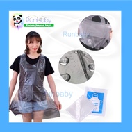 RUN808 DISPOSABLE COOKING APRON DISPOSABLE PE PLASTIC APRON