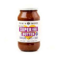 Forty Thieves Chocolate Superfood Peanut Butter (Chocolate- Nuts + Seeds) / Forty Thieves Peanut But