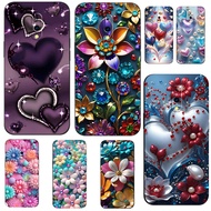 Case For oneplus 6T 7 Case Phone Cover Protective Soft Silicone Black Tpu love hearts girl pink purple colorful rainbow