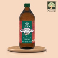 Eden Raw Vinegar Apple Cider 946ml Organic (BB: Oct 19,2027)