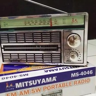 (Productional Code ZGMET9767) RADIO Mitssuyama MS 4046 FM AM SW PORTABLE RADIO AC DC