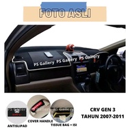 Choice - Crv Car Dashboard Mat 2007-2011 Premium Dashboard Protective Cover Accessories