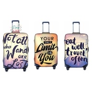 Funny Travel Luggage Cover Protector Washable Baggage Covers 18-32 Inch Travel Suitcase  F001