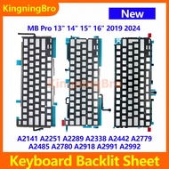 New Keyboard Backlit Sheet For Macbook Pro A2141 A2251 A2338 A2442 A2779 A2485 A2780 A2991 A2992 Key