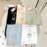 S341 Salted butter Oversized Shirt cotton T-Shirt 1
