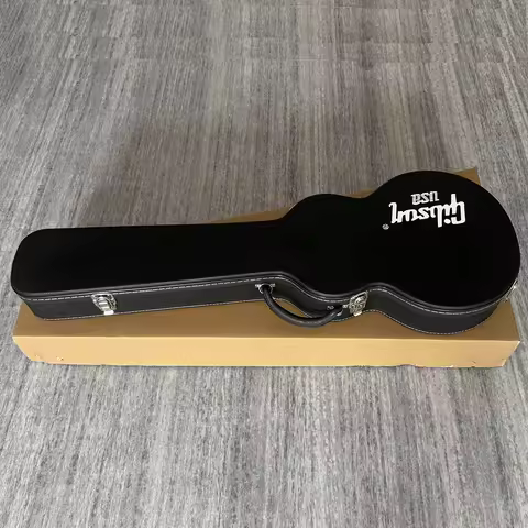 Guitar case for Les Paul guitars,Gibson LP electric guitar case, black hard case