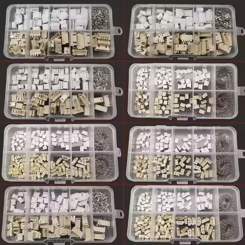 1Box JST XH 2.54/PH 2.0/SH 1.0/JST 1.25 Male Plug Female Socket Housing Terminal Pin Header Connecto