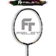 FELET Woven TJ Power V2 (Yellow) Badminton Racket - 4UG1 Max Tension 42 LBS - Goh V Shem - 100% ORIG