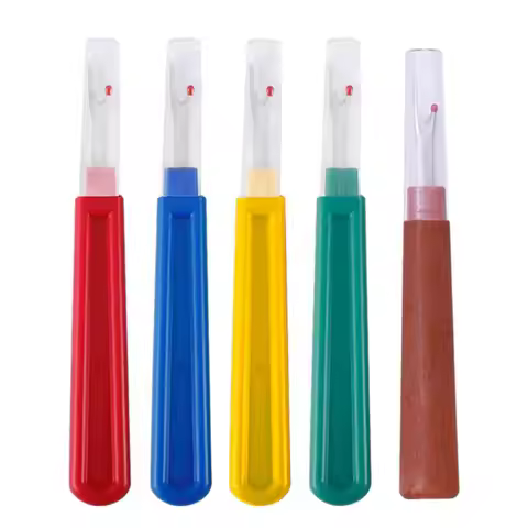 5pcs/set Large for Sharp Seam Rippers for Cross Stitch Unpicker Craft Tool Plast F0T4