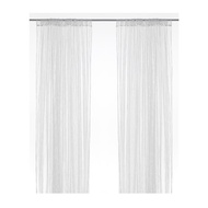 Lill Net Curtains Thin Curtains Vitrase 1 pair WHITE 280x250 cm