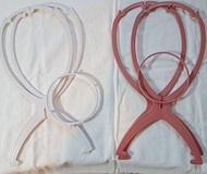 白色 粉紅色 假髮架 wig架 Cosplay