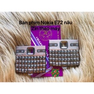 Nokia E72 keyboard, original brown color