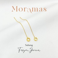 Moramas FASHION Needle Earrings 916 Gold/Subang Jarum FESYEN Emas 916/针型耳环916金