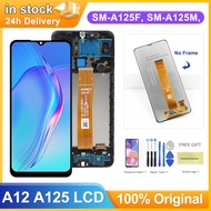 65s 6.5  A12 Display Screen with Frame for Samsung Galaxy A12 A125 A125F A125M Lcd Display + T szm