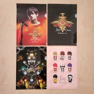 周杰倫 2007世界巡迴演唱會A4 file 一套4款 Jay Chou