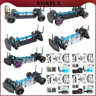 [AlmenclaabMY] RC Borstelloze Auto 265mm Wielbasis Body Frame Chassis Kit voor HSP 94123 Model