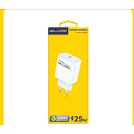 Wellcomm 25W Charger with Type-C to Type-C cable