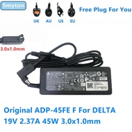 Original 45W AC Adapter Charger For ACER 19V 2.37A 45W 3.0x1.0mm DELTA ADP-45FE F Laptop Power Suppl