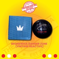 Brunswick Vintage Reactive Danger Zone 13lbs Bowling Ball