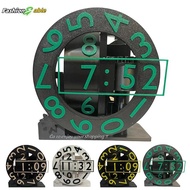 FAMY 3D Printed Triaxial Clo with Rotating Numeric Display PLA Digital Clo Living Room Desktop Digit