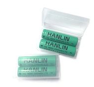 HANLIN-18650電池 2300mah保證足量 通過國家bsmi認證(一組2顆)綠色-尖頭