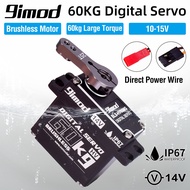 9IMOD SERVO  BLS-HV60MG 60KG Servo RC  High Torque Waterproof Brushless Servo 9imod 60KG Digital Ser