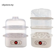 Two/Three-Layer Electric Egg Boiler Cooker 6 Eggs Egg Cooker Breakfast Machine [vikystore.my]