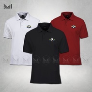 FOOTBALL baju kolar lelaki perempuan unisex short sleeve premium kualiti baju polo