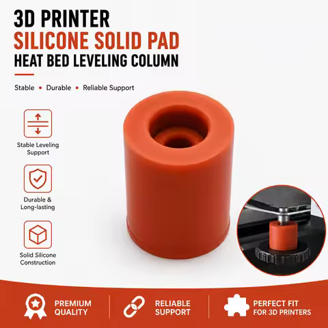 4pcs 3D Printer Silicone Solid Spacer High Temperature Hot Bed Leveling Column for CR10 10S Ender3 3