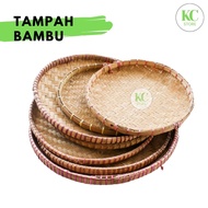 Tampah Anyam Bambu Nampan Bambu Tampah Bulat Bambu Nyiru Nampan Anyam Tradisional Tampah Serbaguna