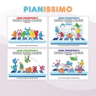 John Thompson's Easeest Piano Course Part 1 2 3 4