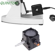 QUINTON Microscope Lamp, Adjustable Brightne Bottom Lighting Microscope LED Light, Fill Light White 