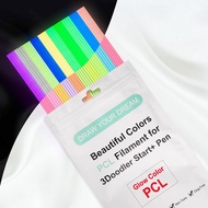 Glow in The Dark 3D Doodler Pen Refills for 3Doodler Start+ 3D Pen 2.5mm PCL Filament Refills Packs 