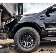 MONSTERIMS MC-803 17X9JJ 18X9JJ ET0/ET-12 - MATTE BLACK 4x4 SPORT RIM
