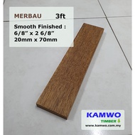 *Kiln Dried* Merbau Timber Flooring - Kayu Merbau Lantai - 1" x 3"