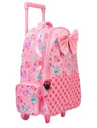 Smiggle Minnie Mouse /Mickey MouseTrolley Backpack With Light Up Wheels