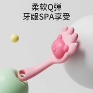 Teether Baby Molar Stick Six Months 4 Babies 3 Toys Oral Mushroom Chewing Gum Anti-eating Small Mont