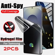 2Pcs Anti Spy Privacy Soft Hydrogel Film For Samsung Galaxy M36 M17 M07 A17 A07 Anti Blue Light HD S