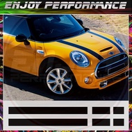Car Hood Engine Cover Vinyl Decal Auto Body Rear Bonnet Sport Stripes Stickers For Mini Coopers F54 