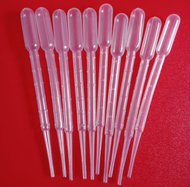 Pipet Plastik 3ml untuk pelontar obat makanan susu bayi kucing anjing hamster - Isi 10 Pcs sudah ter