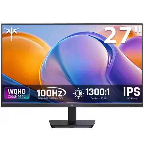 KTC 27 Inch QHD(2560 * 1440) 100Hz Computer Monitor - IPS Panel, Anti-Blue Light Screen, 100% High C