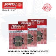 (WHOLESALE MIN 3PCS) Federal Rear Disc Brake Pads K97 PCX ADV FP-06435-K97-2700 Brake Pad