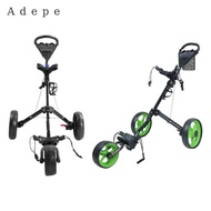 Adepe Foldable Lightweight Golf Cart Lightweight Accessories Golf Bag Pull Cart Push Pull Golf Cart