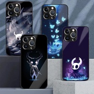 Hollow Knight 04 Tempered Glass Phone Case For IPhone 16 15 14 13 12 11 Pro XS Max Plus Mini X XR 8 